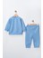 2 Li Bebek Pijama Takmı Baskılı Cepli 6