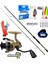Okuma Outrax 3000 210CM 20-40GR Remixon Double Black Turna Spin Olta Takımı Seti 1