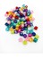 Küp Boncuk Içten Boncuklu Bileklik Çanta Boncuğu 10 mm 50 gr Karışık Renk - BNC447 1