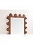 Doğal Ahşap Ceviz Renk Puzzle Boy Aynası - Kıvrımlı Ceviz Çerçeveli Doğal Ahşap Boy Aynası 9