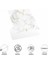 Decohandy Pvc Yer Karosu 30X30CM 4'lü Paket - Mermer Desenli Beyaz 0,36M2 2