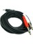 Powermaster PM-13934 3.5 mm Stereo Erkek - 2x6.3 mm Mono Erkek Ses Kablosu (5 Metre) 2