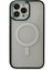 Bfs iPhone 14 Pro Kılıf Room Magneticsafe Silikon - Köknar Yeşili 2