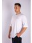 Beyaz Oversize Basic Unisex Tişört 1
