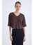 V Yaka Kısa Kol Bluz 5