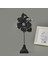 Deco Fiore Dekor - Siyah / Gümüş - 32 cm 2