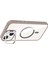 Bfs Apple iPhone 15 Plus Remim Lensli Magsafe Standlı Kapak - Titan Gri 3