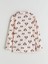 Yeni Sezon Gömlek Yaka Minnie Mouse Baskılı Kız Çocuk Pijama Takımı 4