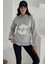 Garnili Ayıcık Nakışlı Sweatshirt 1