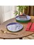 Kitchen Istanbul Dik Kenarlı 4'lü Pasta Seti - Mor / Yeşil - 21 cm 1