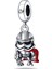 925 Ayar Gümüş Star Wars Savaşçı Charm 1