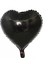 Siyah Kalp Folyo Balon 18 Inç M228 1