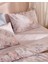 Perline Çift Kişilik %100 Pamuk Ranforce Baskılı Nevresim Takımı - Pudra 3