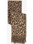 Leopar Desenli Yumuşak Dokulu Atkı 1