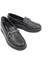 449 Deri Toka Detaylı Kadın Loafer Ayakkabı - Siyah 2