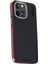 Bfs iPhone 15 Pro Kılıf Aramid 600D Kevlar Karbon Fiber Magsafe Kapak - Kırmızı 1