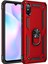 Bfs Xiaomi Redmi 9A Kılıf Sofya Yüzüklü Silikon Kapak - Kırmızı 1