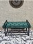 Siyah Boyalı Metal 80 cm Puf Bench - Antre Puf - Hol Bench - Puf - Oturak - Bench Yeşil Renk 90 x 45 Boyut/ebat 2