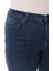 Kadın Battal Taşlamalı Jeans 4