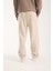 %100 Pamuk Bağcıklı Bel Bol Kesim Baggy Pantolon 5