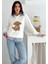 Garnili Ayıcık Nakışlı Sweatshirt 3