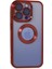 Bfs iPhone 15 Pro Max Kılıf Slot Silikon - Kırmızı 1