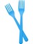 Mavi Plastik Çatal 1