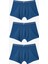 Koyu Mavi Erkek Çocuk Navy 3lü Boxer 1