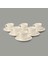 Kitchen Hammer 6'lı Kahve Fincan Takımı - Krem - 90 ml 1