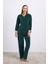 11555 Bayan Pijama Takım -Yeşil - -- L 2