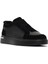 Erkek Siyah Kalın Tabanlı Deri Sneaker 25WFD604914 6