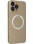 Bfs iPhone 14 Pro Kılıf Jack Magneticsafe Lens Silikon - Gold 2