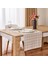 Trallies Runner - Ekru / Siyah - 45X150 cm 1