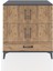 Hyperion Şifonyer 4 Raflı Tek Çekmeceli 4 Kapaklı 88X44X96 Antrasit-Çam 1