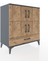 Hyperion Şifonyer 4 Raflı Tek Çekmeceli 4 Kapaklı 88X44X96 Antrasit-Çam 2