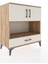Hyperion Şifonyer 2 Raflı Tek Çekmeceli 2 Kapaklı 88X44X96 Çam-Aytaşı 2