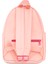 Suni Deri Dört Gözlü Sırt Çantası Pembe 4