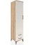 Hyperion Dolap 4 Raflı 2 Çekmeceli Tek Kapaklı 44X44X195 Çam-Aytaşı 2