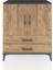 Hyperion Şifonyer 2 Raflı 2 Çekmeceli 2 Kapaklı 88X44X106 Antrasit-Çam 1