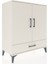 Hyperion Şifonyer 3 Raflı Tek Çekmeceli 2 Kapaklı 88X44X106 Aytaşı-Aytaşı 2