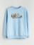 Yeni Sezon Bisiklet Yaka Erkek Çocuk Sweatshirt 1