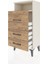 Arges Komodin Tek Raflı 3 Çekmeceli 44X30X96 Aytaşı-Çam 4