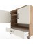 Hyperion Şifonyer 4 Raflı Tek Çekmeceli 2 Kapaklı 88X44X96 Çam-Aytaşı 5