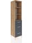 Hyperion Dolap 3 Raflı 3 Çekmeceli Tek Kapaklı 44X44X195 Çam-Antrasit 2