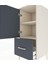 Hyperion Komodin 2 Raflı Tek Çekmeceli Tek Kapaklı 44X44X106 Aytaşı-Antrasit 5
