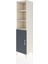 Hyperion Dolap 4 Raflı Tek Kapaklı 44X44X195 Aytaşı-Antrasit 3
