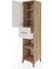 Hyperion Dolap 4 Raflı Tek Çekmeceli Tek Kapaklı 44X44X195 Çam-Aytaşı 4