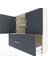 Hyperion Şifonyer 2 Raflı Tek Çekmeceli 2 Kapaklı 88X44X96 Aytaşı-Antrasit 5