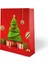 26X32 Lüks Karton Çanta Varak Baskılı -Yılbaşı Temalı- 1