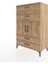 Hyperion Dolap Tek Raflı 4 Çekmeceli 2 Kapaklı 88X44X134 Çam-Çam 3